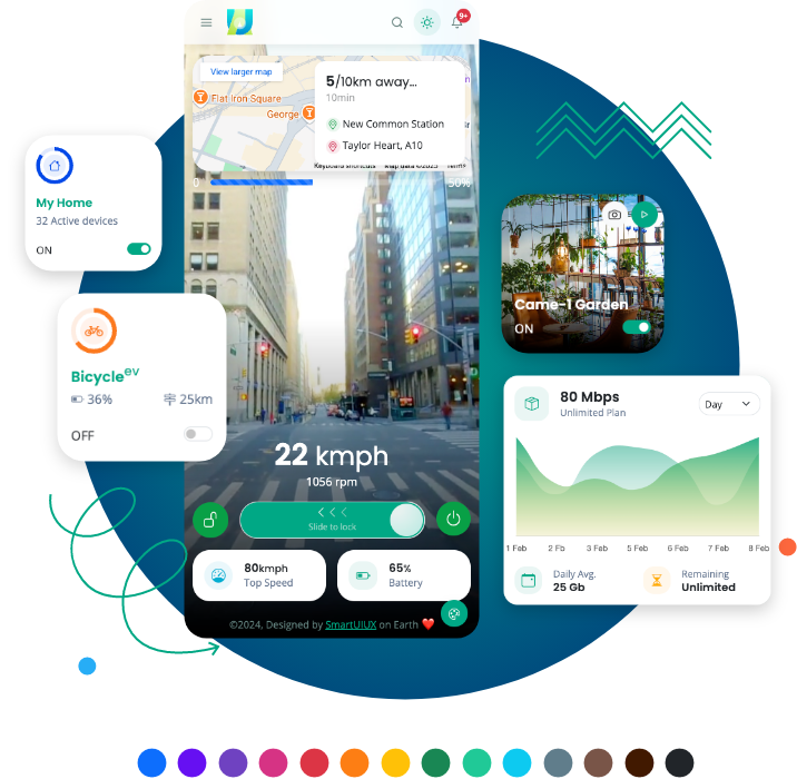 Smart home bootstrap SmartUIUX Mobile Admin UI UX bootstrap 5 themes ...