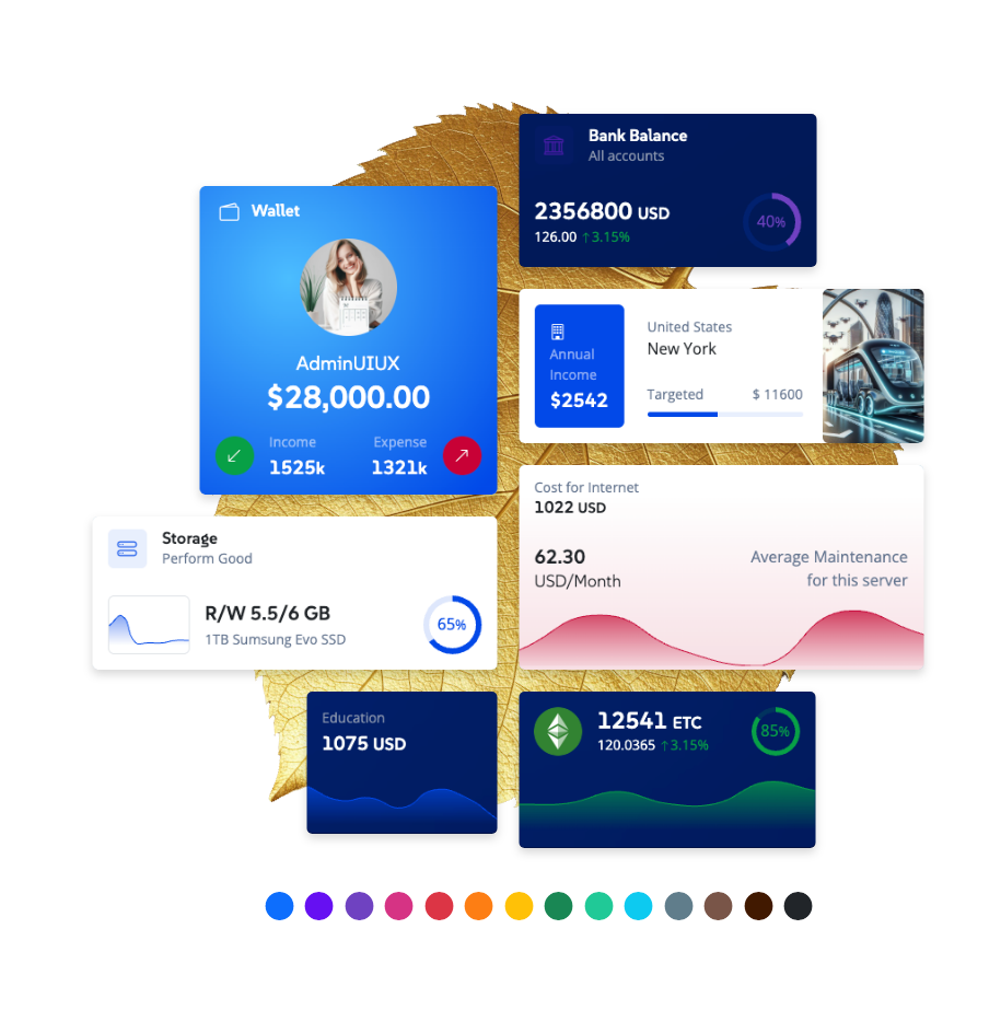 Adminux best admin dashboard html template on themeforest bootstrap 5 themes 23