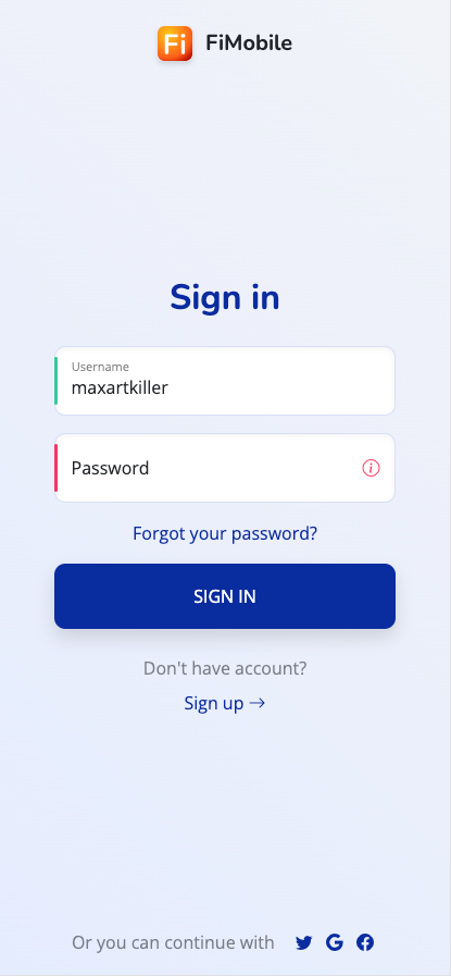 fimobile HTML tempate bootstrap angular mobile ui ux app ui kit 5