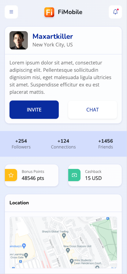 fimobile HTML tempate bootstrap angular mobile ui ux app ui kit 11