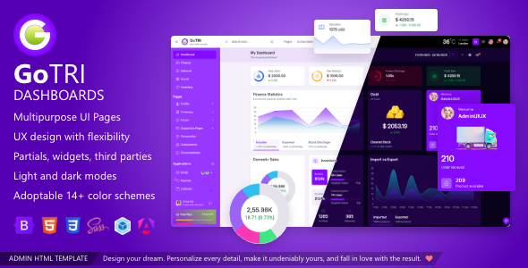 Boost Your Web Development with GoTri: The Ultimate Bootstrap 5 & Angular Admin Dashboard