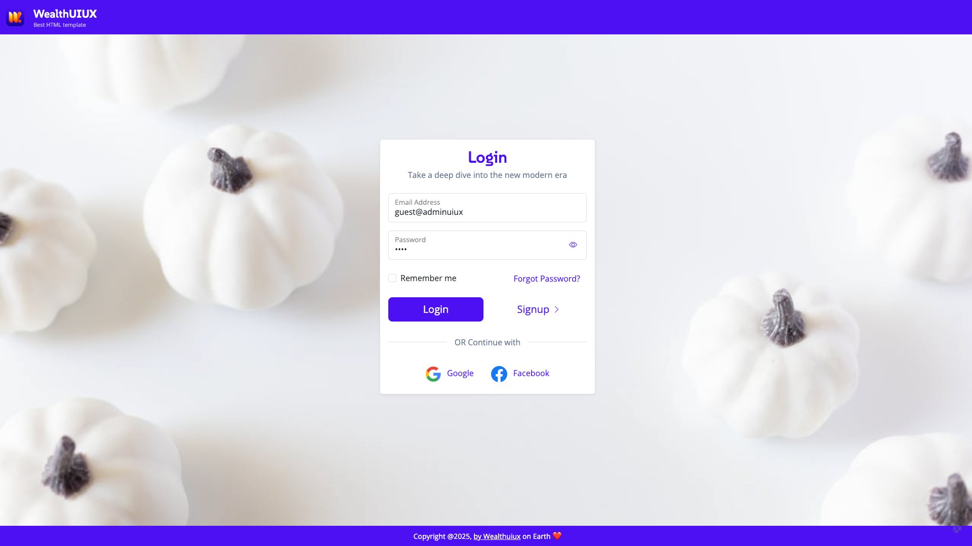 Wealth UI UX FREE Bootstrap Admin Dashboard HTML Template Premium Quality Free to download 10