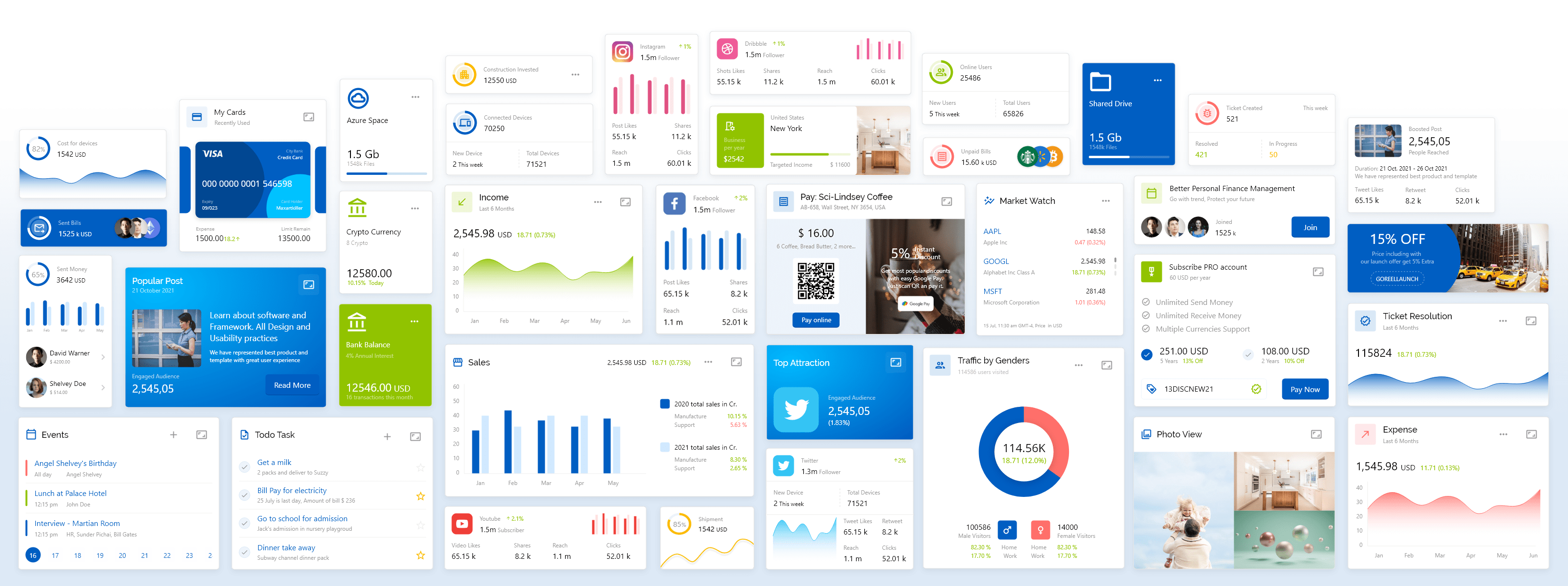 Get windoors Investment Finance Inventory Networking Bootstrap 5 Admin Dashboard HTML template 8