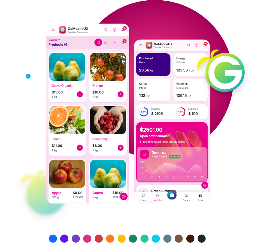 Go Mobile UX Multipurpose Mobile HTML Template – Bootstrap 5 Mobile ecommerce shop